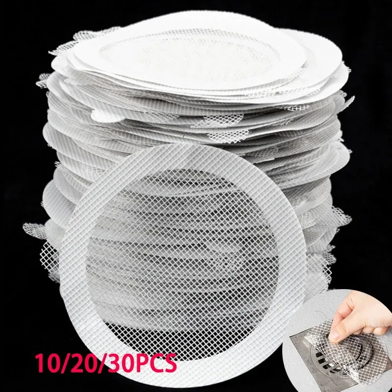 Sink Drain Strainer - Autocollant de protection jetable anti-blocage pour