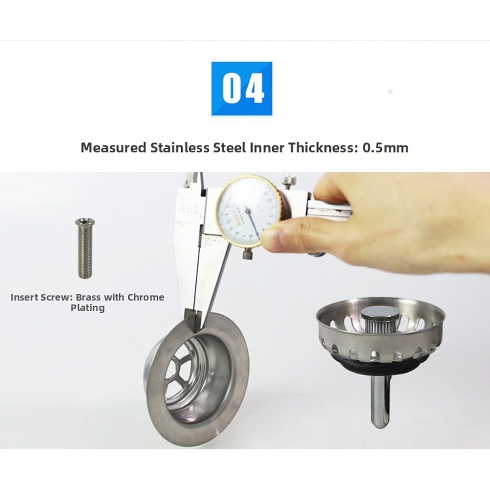 Égouttoir de lavabo en acier i - Sink Drain Strainer avis et prix