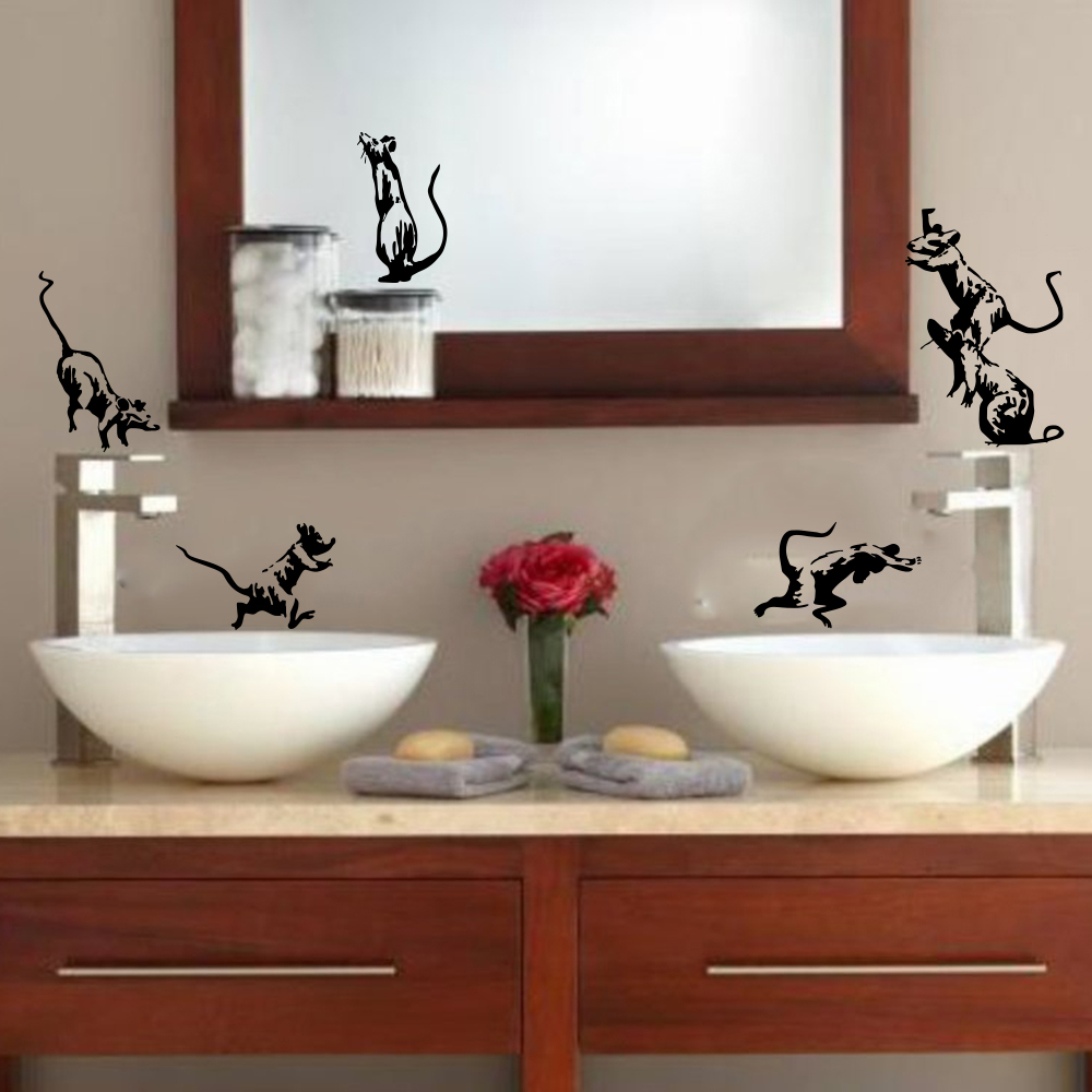 Autocollant mural Banksy Toile - Vinyl Floor Plank avis et prix
