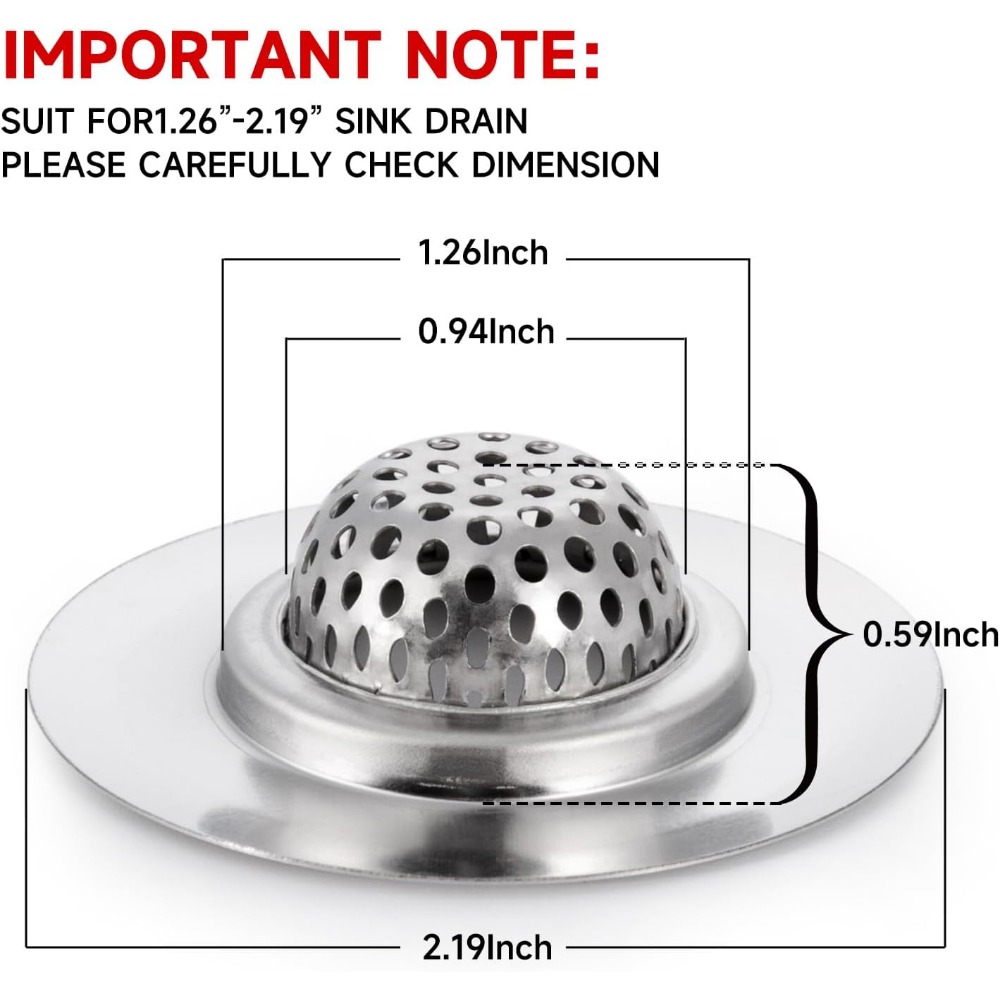 Lot de 2 couvercles de drain p - Sink Drain Strainer avis et prix