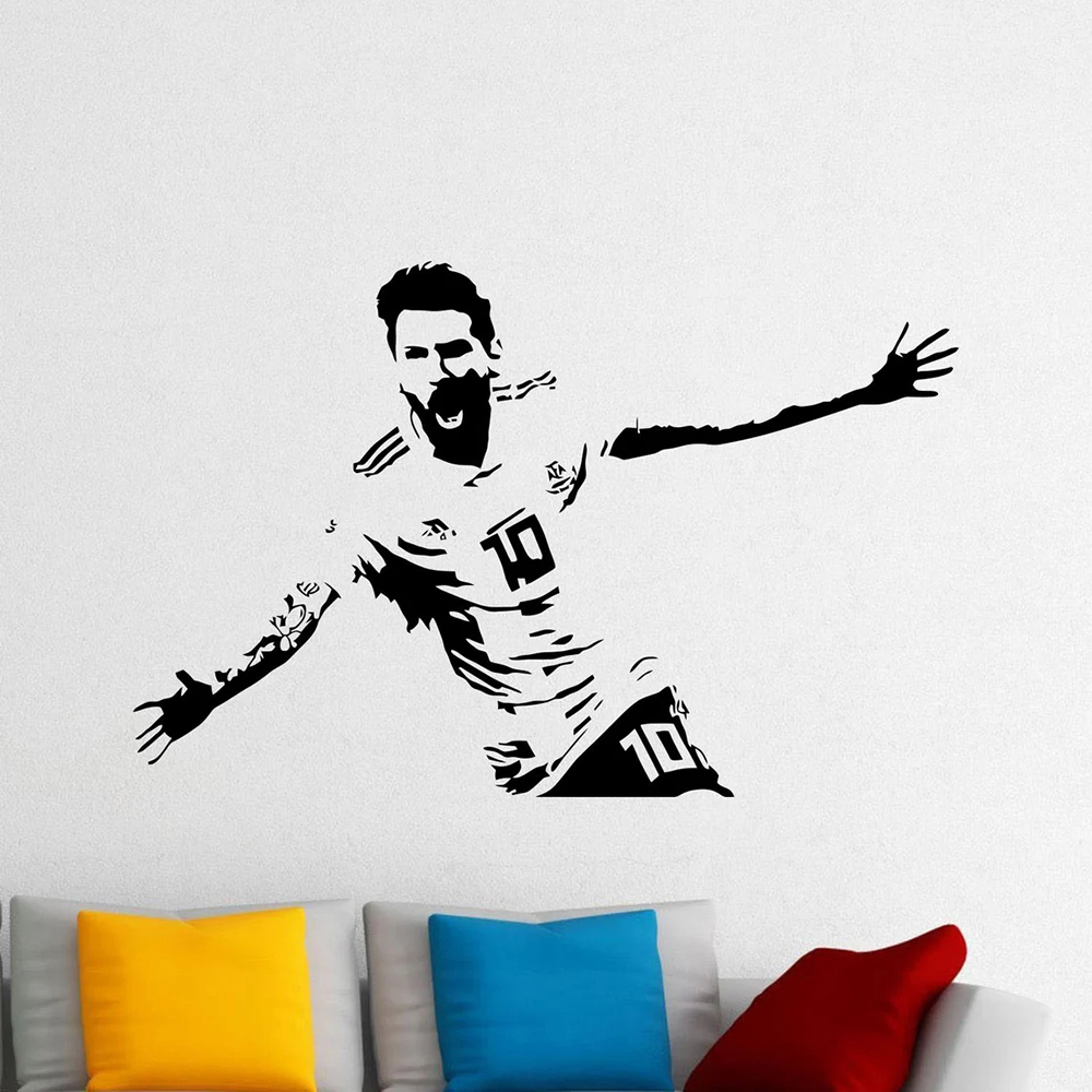 Messi – autocollant Mural en v - Vinyl Floor Plank avis et prix