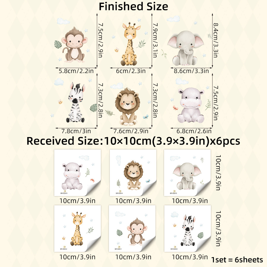 Autocollant mural d'animaux de - Vinyl Floor Plank avis et prix