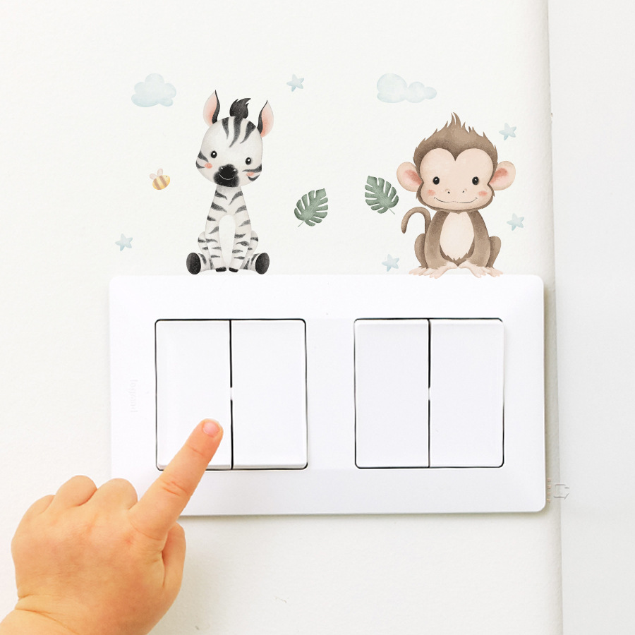 Autocollant mural d'animaux de - Vinyl Floor Plank avis et prix
