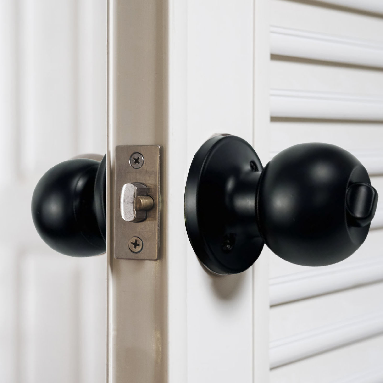 Serrure de salle de bain à poi - Door Knob Replacement avis et prix